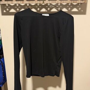 Express Classic Black Long Sleeve Top
